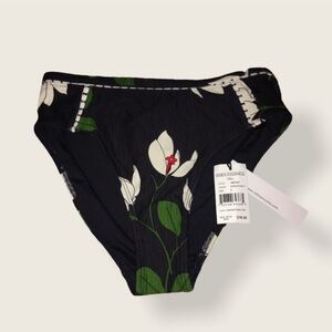 Floral High Waisted Bikini Bottoms